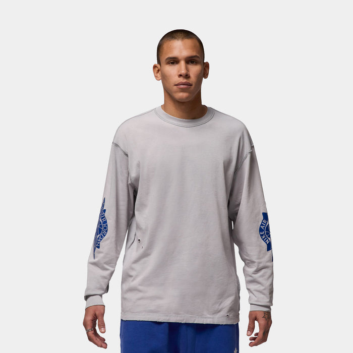 Rare Air 85 Mens Long Sleeve Shirt (Grey/Navy)