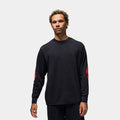 Rare Air Mens Long Sleeve Shirt (Black/Chile Red)