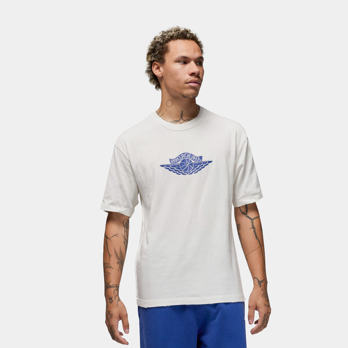 Rare Air Mens Short Sleeve Shirt (Sail/Deep Royal/White)