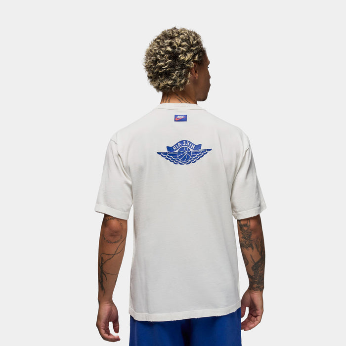 Rare Air Mens Short Sleeve Shirt (Sail/Deep Royal/White)