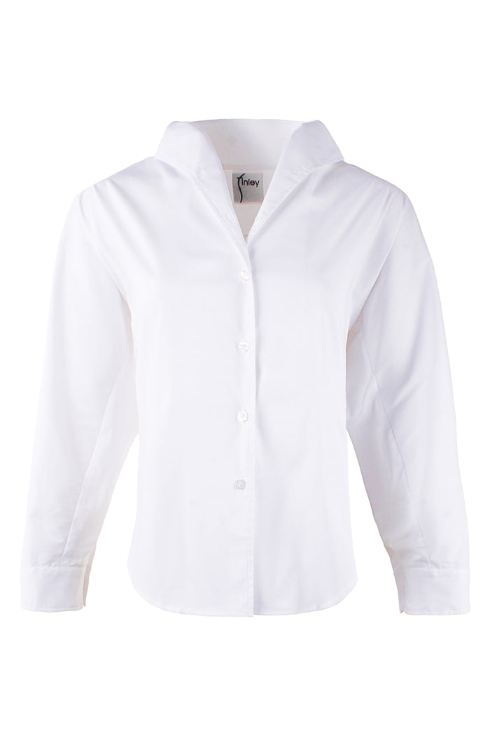 White shirt on a white background