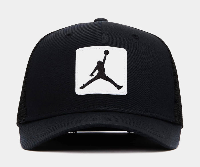 Rise Structured Trucker Mens Hat (Black/White)