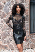 BlackMilk Clothing - Roamer Warm Underbust Zip Dress