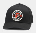 Rolling Stones Snapback Mens Hat (Black/White)