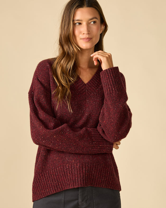 Roma Donegal V-Neck Sweater
