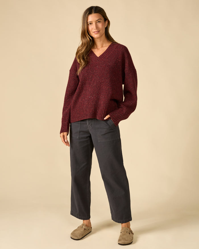 Roma Donegal V-Neck Sweater