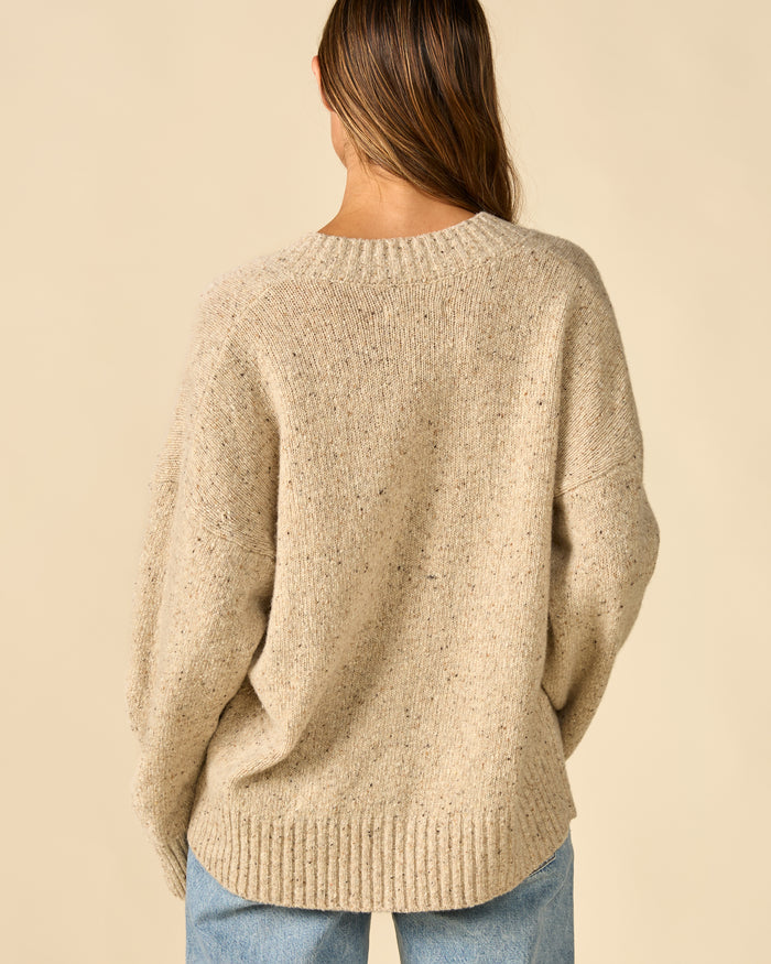 Roma Donegal V-Neck Sweater