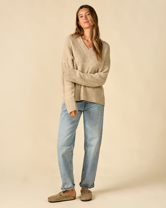 Roma Donegal V-Neck Sweater