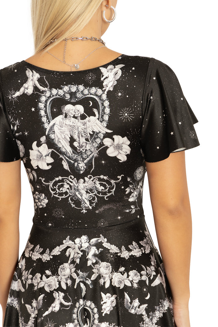 Romancing Death Rio Marilyn Skater Dress