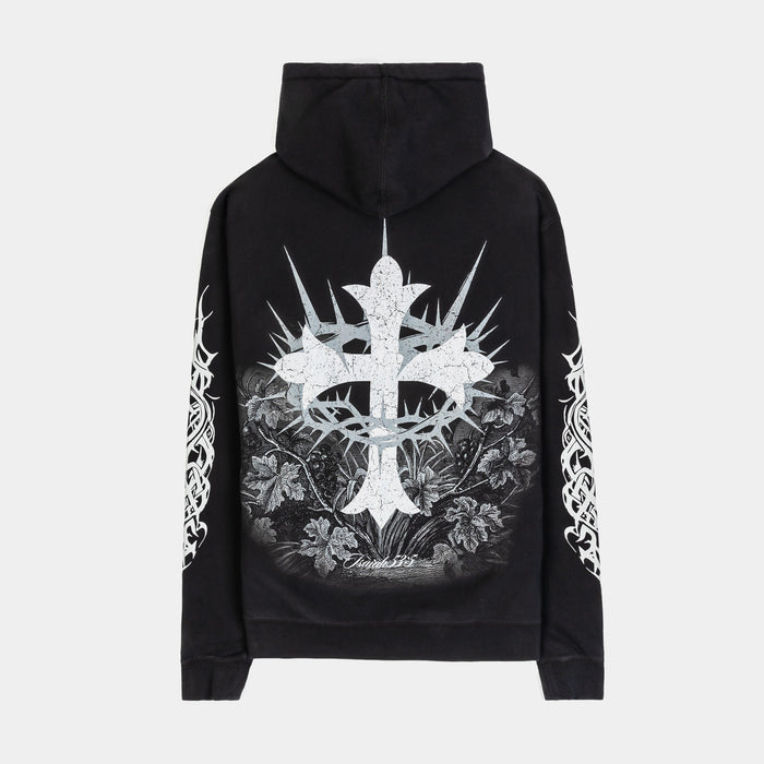 Sacrifice Pullover Mens Hoodie (Washed Black)