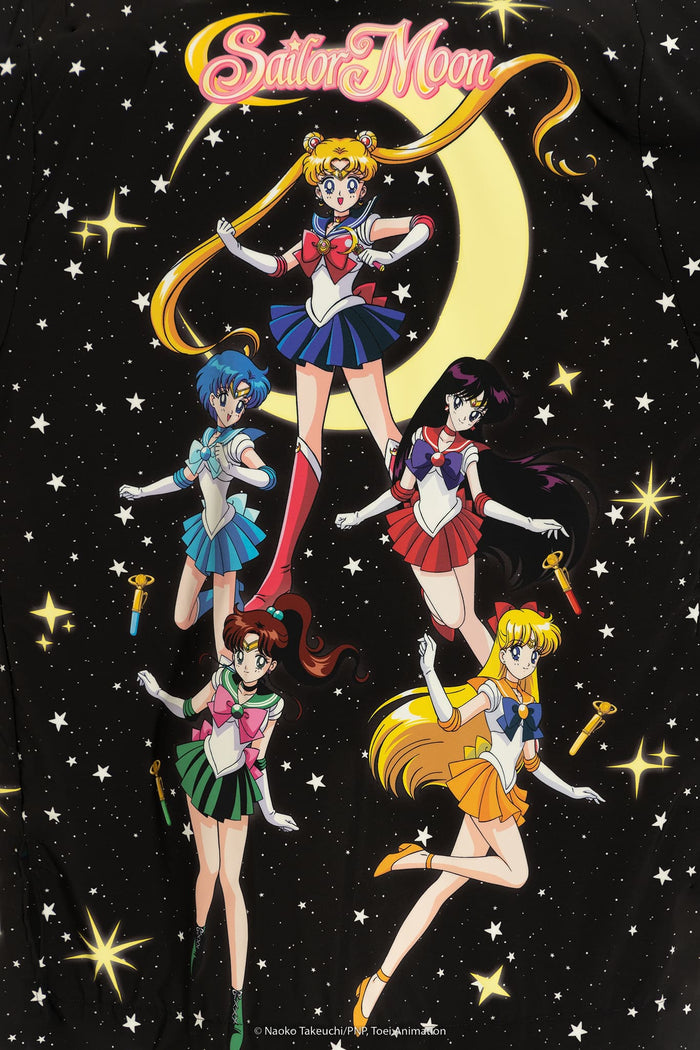 BlackMilk Clothing x Pretty Guardian Sailor Moon - Pretty Guardian Sailor Moon Sailor Guardians And Tuxedo Mask Robe - Sailor Moon Merchandise - Collaboration apparel - Licenced.
