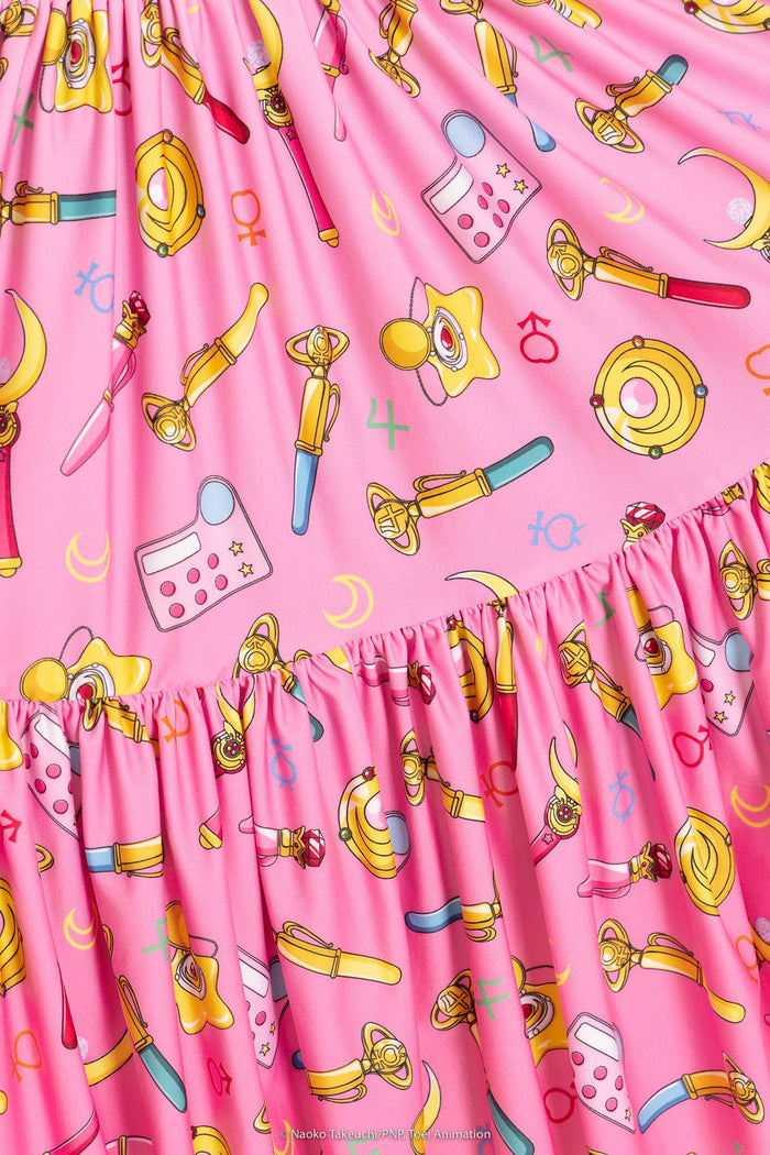 BlackMilk Clothing x Pretty Guardian Sailor Moon - Sailor Guardians Items Tie The Knot Short Dress  - Sailor Moon Merchandise - Collaboration apparel - Licenced.