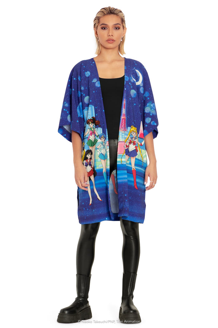 BlackMilk Clothing x Pretty Guardian Sailor Moon - Sailor Guardians Moon Robe - Sailor Moon Merchandise - Collaboration apparel - Licenced.