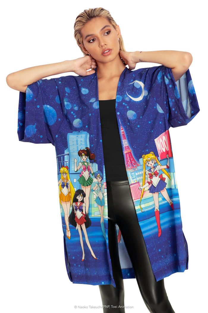 BlackMilk Clothing x Pretty Guardian Sailor Moon - Sailor Guardians Moon Robe - Sailor Moon Merchandise - Collaboration apparel - Licenced.
