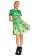 BlackMilk Clothing x Pretty Guardian Sailor Moon - Sailor Jupiter Longline Evil Tee Dress - Sailor Moon Merchandise - Collaboration apparel - Licenced.
