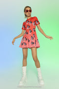 BlackMilk Clothing x Pretty Guardian Sailor Moon - Sailor Mars Evil Tee Dress - Sailor Moon Merchandise - Collaboration apparel - Licenced.