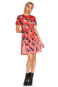 BlackMilk Clothing x Pretty Guardian Sailor Moon - Sailor Mars Longline Evil Tee Dress - Sailor Moon Merchandise - Collaboration apparel - Licenced.