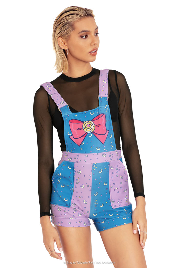 BlackMilk Clothing x Pretty Guardian Sailor Moon - Sailor Moon Pastel Short Overalls - Sailor Moon Merchandise - Collaboration apparel - Licenced.