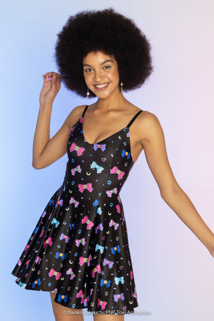 BlackMilk Clothing x Pretty Guardian Sailor Moon - Sailor Ribbons Mini Strappy Dress - Sailor Moon Merchandise - Collaboration apparel - Licenced.