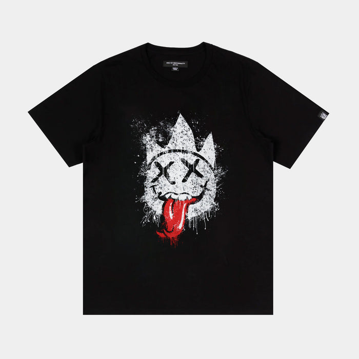 Saints and Sinners Mens Short Sleeve Shirt (Black/Red)