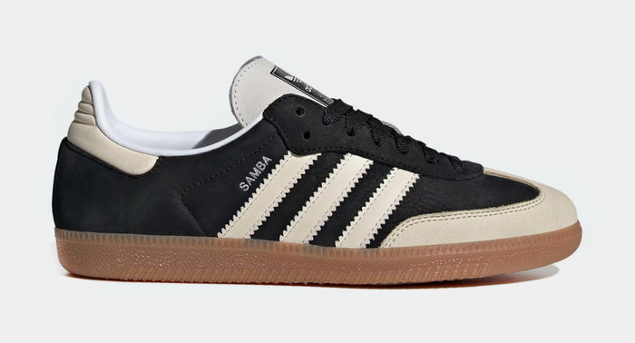 Samba OG Womens Lifestyle Shoes (Core Black/Wonder White/Silver Metallic)