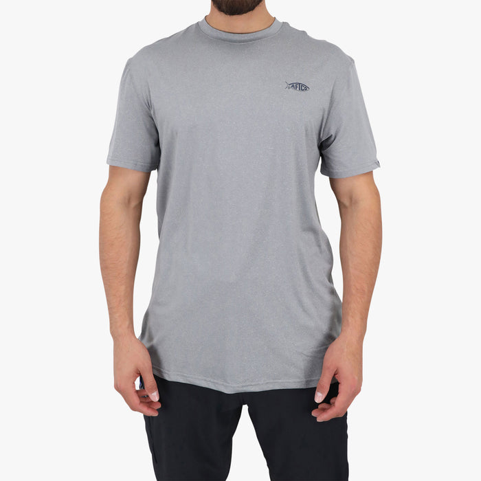 Steel Heather $Model is 5'10" 170lbs Size L$