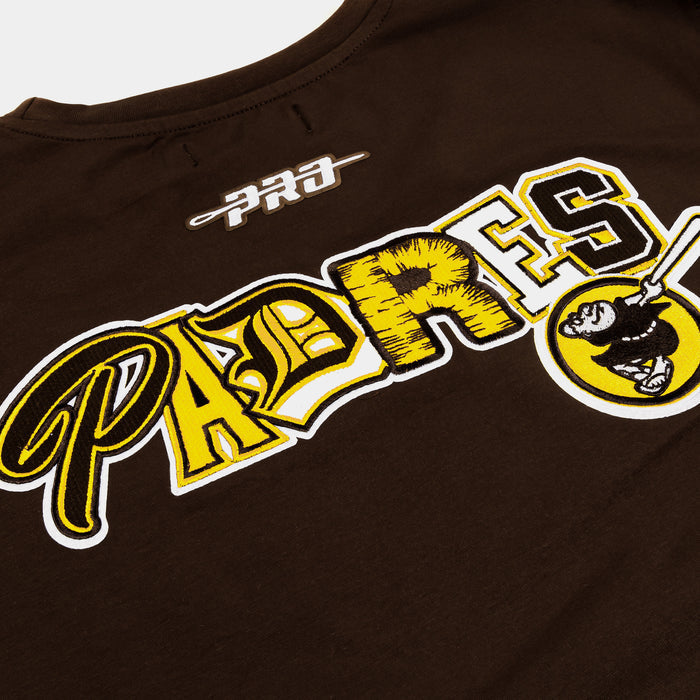 San Diego Padres City Mens Short Sleeve Shirt (Brown/Yellow)
