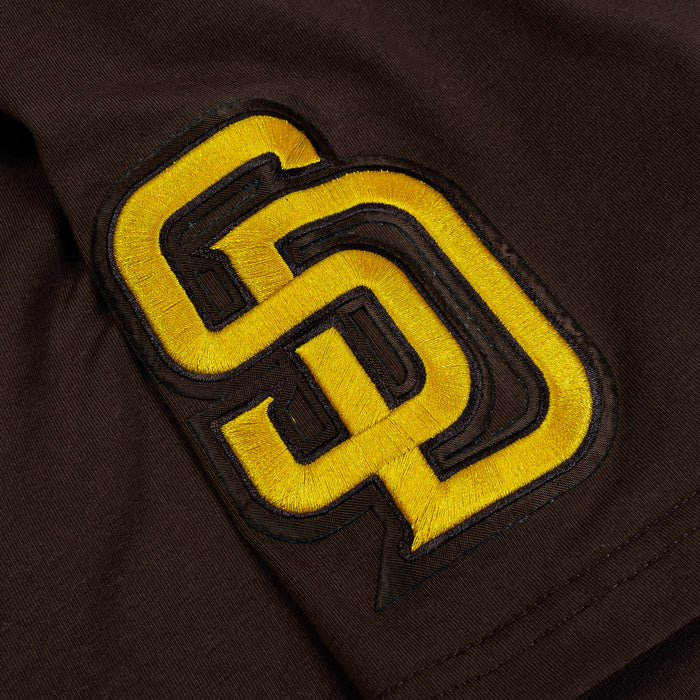 San Diego Padres City Mens Short Sleeve Shirt (Brown/Yellow)