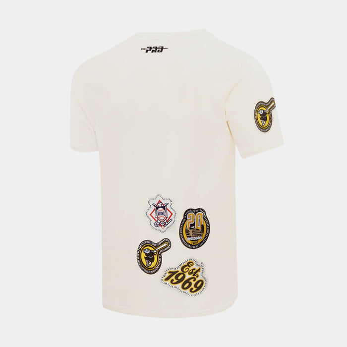San Diego Padres DIY Pitch Mens Short Sleeve Shirt (White/Brown)