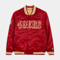 San Francisco 49ers Reversible Satin Mens Jacket (Red/Gold)