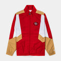 San Francisco 49ers Sprinter Light Weight Mens Jacket (Red/Gold)