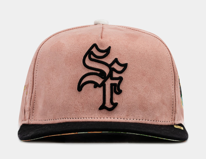 San Francisco Dreams Dont Sleep Snapback Mens Hat (Black/Pink)
