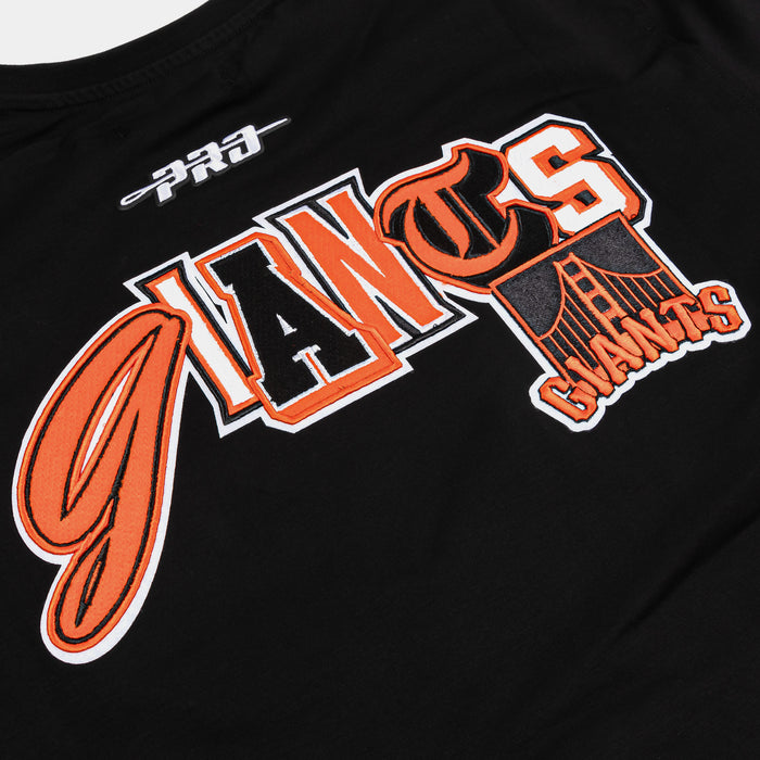 San Francisco Giants City Mens Short Sleeve Shirt (Black/Orange)