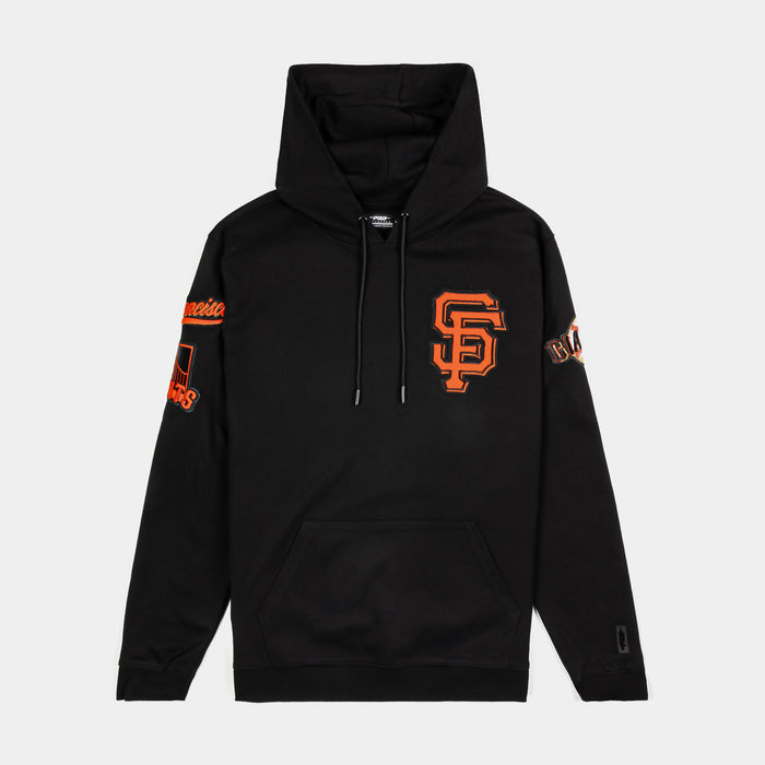 San Francisco Giants Pullover Mens Hoodie (Black/Orange)