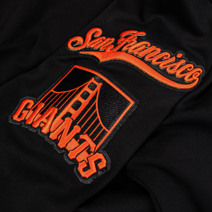 San Francisco Giants Pullover Mens Hoodie (Black/Orange)