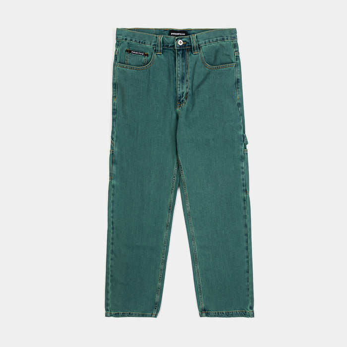Savior Carpenter Mens Pants (Green/White)