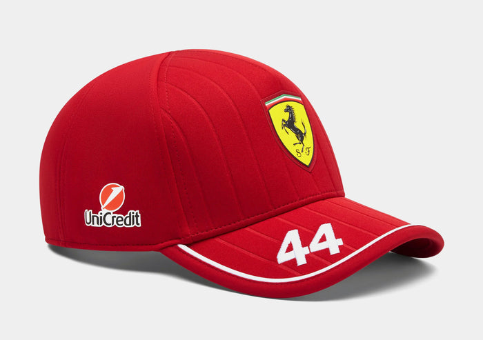 Scuderia Ferrari 2025 Hamilton Mens Baseball Cap (Red/Yellow)