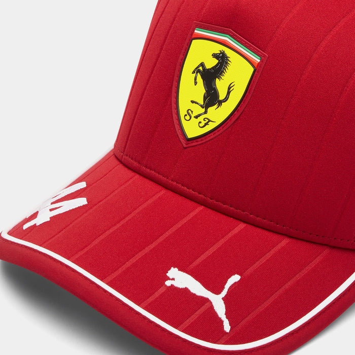 Scuderia Ferrari 2025 Hamilton Mens Baseball Cap (Red/Yellow)