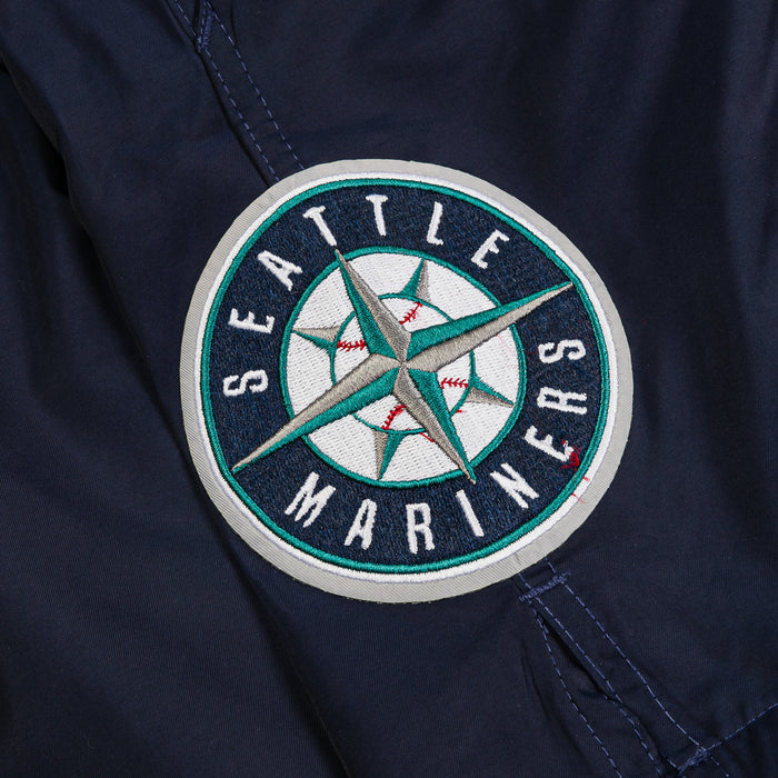 Seattle Mariners Classic Woven Mens Shorts (Blue/White)