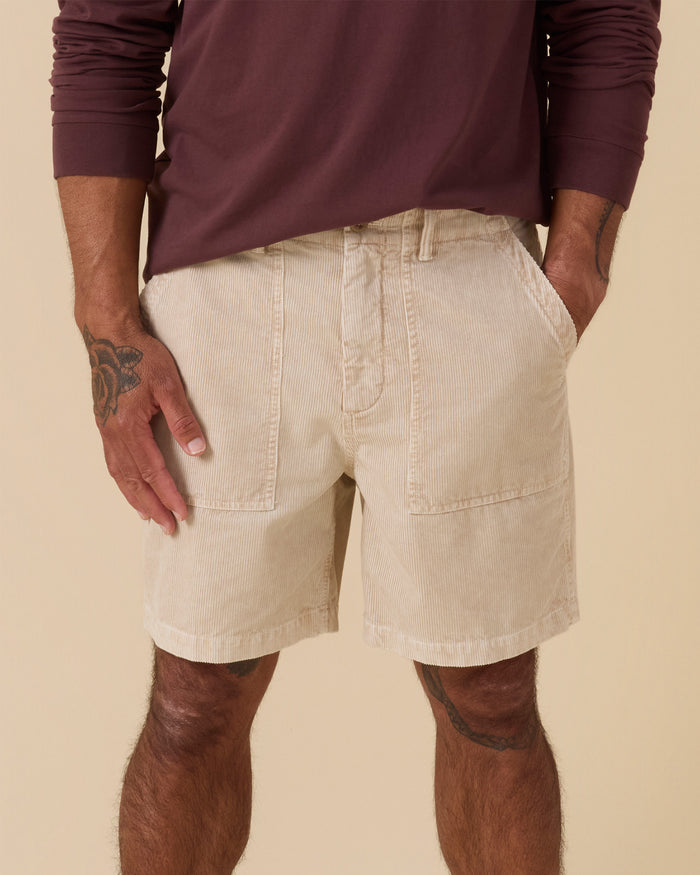 Seventyseven Cord Utility Shorts