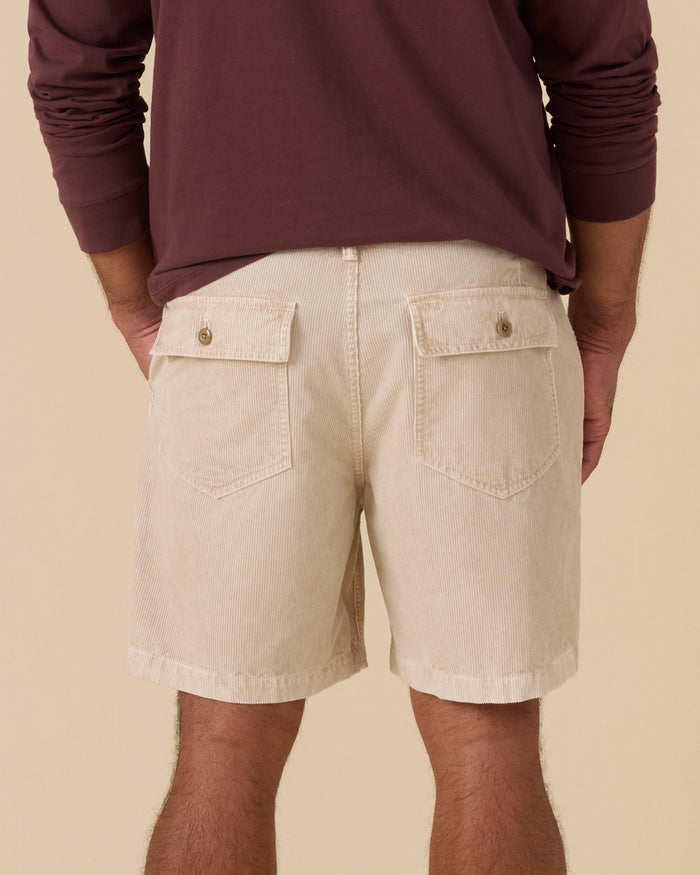 Seventyseven Cord Utility Shorts