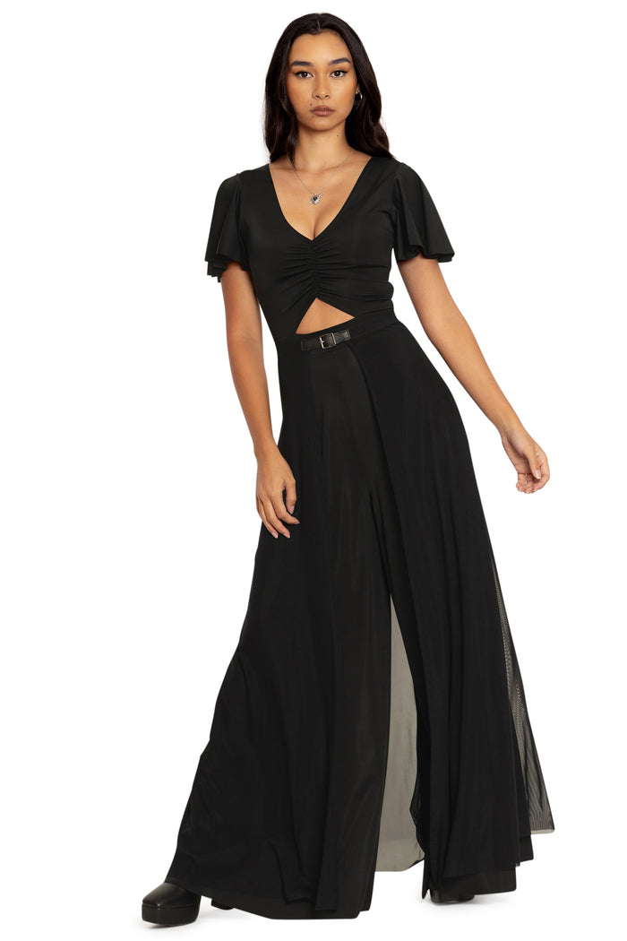 BlackMilk Clothing - Sheer Overlay Maxi Skirt