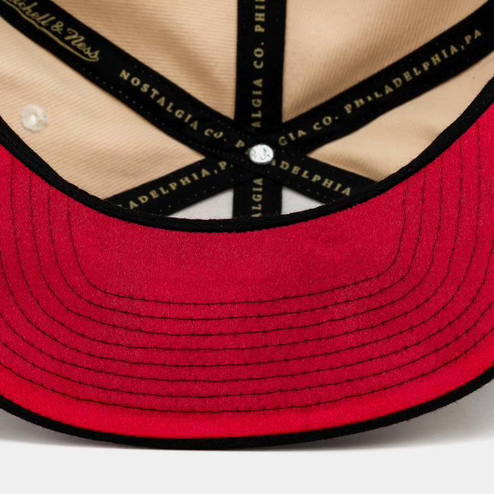 Shoe Palace Exclusive 30th Anniversary Miami Heat Snapback Mens Hat (Black/Beige)