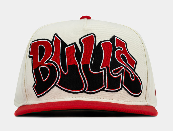Shoe Palace Exclusive All Star Chicago Bulls 950AF Snapback Mens Hat (White/Red/Black)