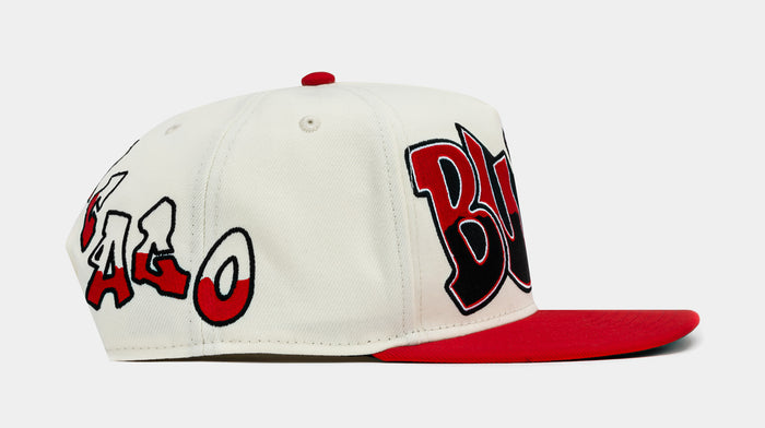 Shoe Palace Exclusive All Star Chicago Bulls 950AF Snapback Mens Hat (White/Red/Black)