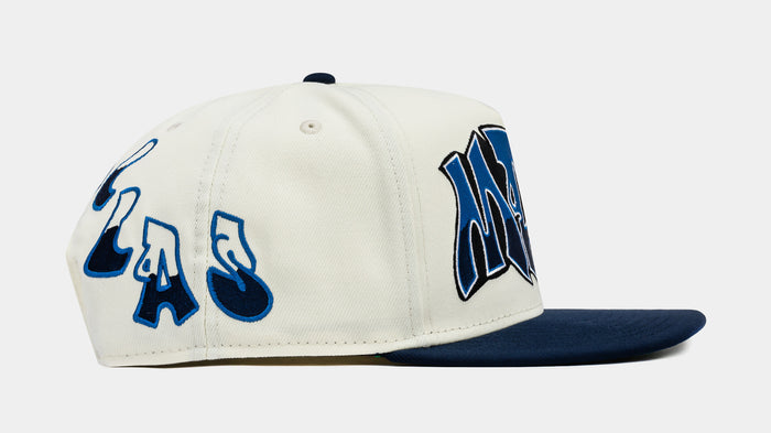 Shoe Palace Exclusive All Star Dallas Mavericks 950AF Snapback Mens HAt (White/Blue/Black)