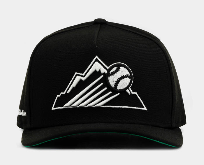 Shoe Palace Exclusive Colorado Rockies 950AF Snapback Mens Hat (Black/White)