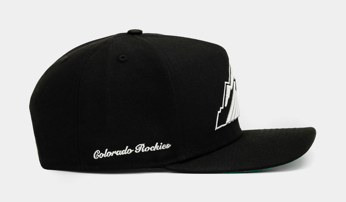 Shoe Palace Exclusive Colorado Rockies 950AF Snapback Mens Hat (Black/White)