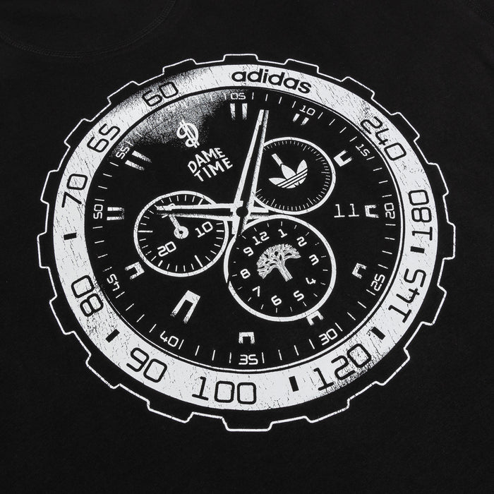 Shoe Palace Exclusive Dame Time Mens Short Sleeve Shirt (Black/White)