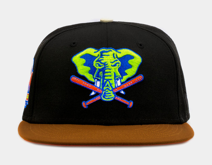 Shoe Palace Exclusive Gingerbread Oakland A's 59Fifty Mens Fitted Hat (Black/Brown)
